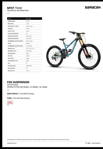 Used Saracen Myst Team - LTD 2026 2026 Mountainbike — image 17 of 18