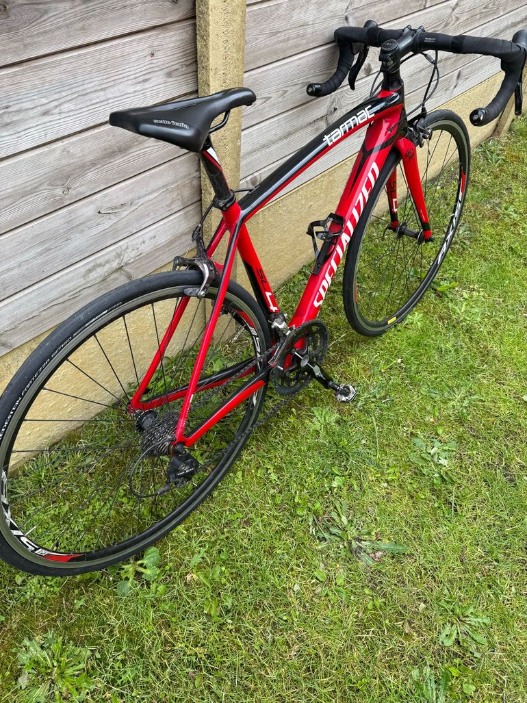Used Specialized Tarmac Shimano 105 2014 Road & Gravel, Red — image 3 of 4