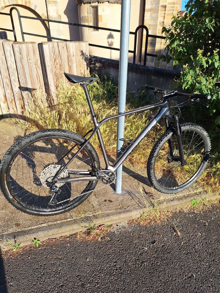 Used Orbea Alma Shimano SLX 2021 Mountainbike, Hellgrau — image 1 of 9