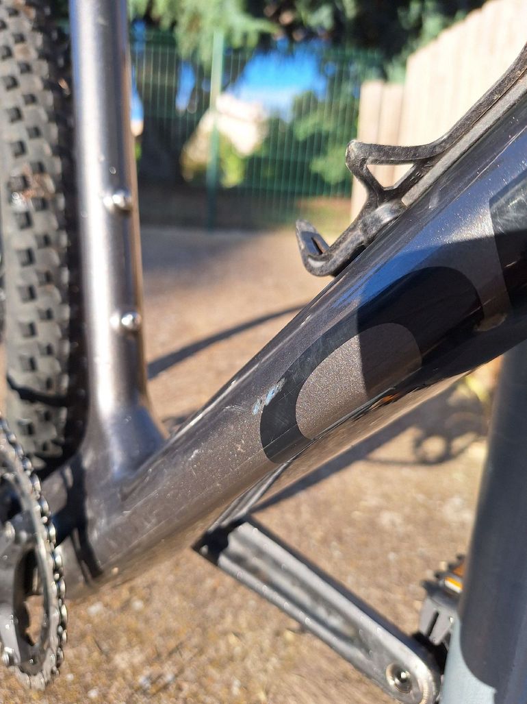 Used Orbea Alma Shimano SLX 2021 Mountainbike, Hellgrau — image 6 of 9