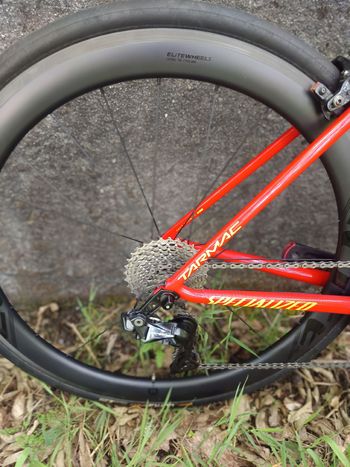 Used Specialized Tarmac Shimano Dura Ace Di2 2020 Road & Gravel, Red — image 4 of 12