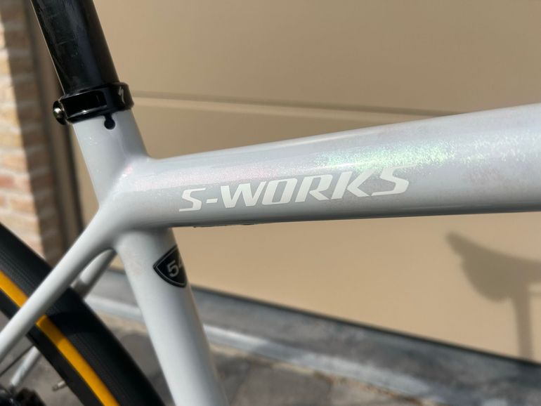 Used Specialized Aethos Shimano Dura Ace Di2 2024 Road & Gravel, Light Gray — image 3 of 6