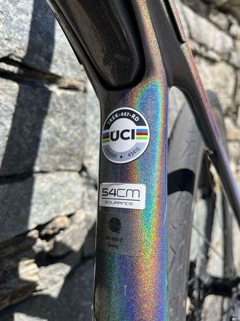 Used Trek Domane SLR 9 eTap 2021 2021 Road & Gravel, Light Gray — image 6 of 10
