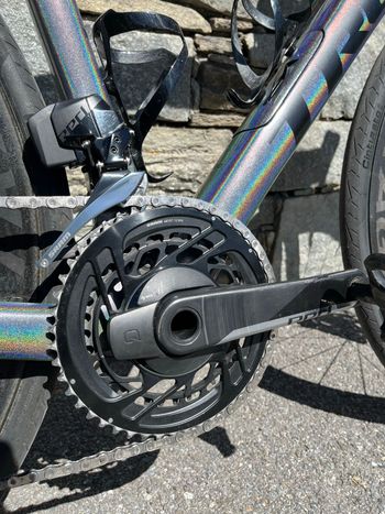 Used Trek Domane SLR 9 eTap 2021 2021 Road & Gravel, Light Gray — image 9 of 10