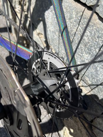 Used Trek Domane SLR 9 eTap 2021 2021 Road & Gravel, Light Gray — image 8 of 10