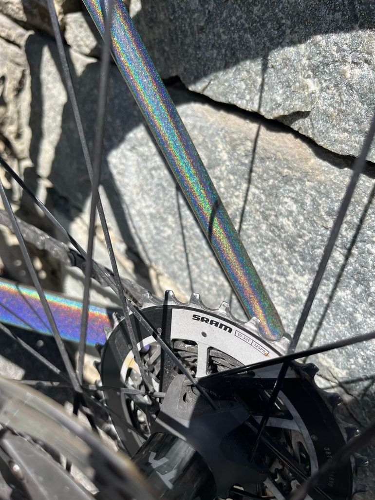 Used Trek Domane SLR 9 eTap 2021 2021 Road & Gravel, Light Gray — image 7 of 10