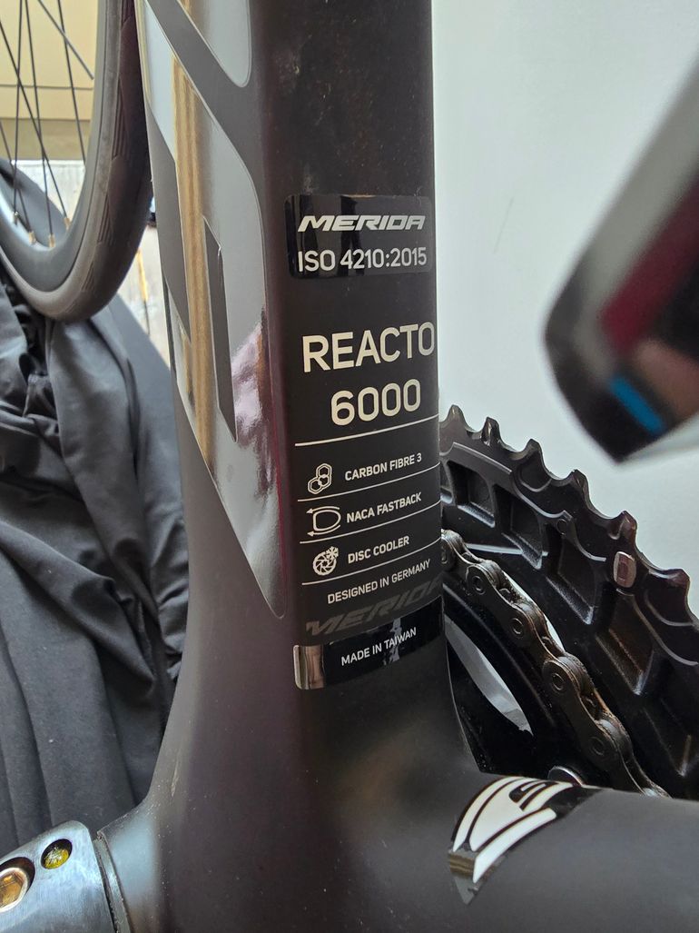 Used Merida REACTO 6000 Di2 2024 2024 Road & Gravel, Black — image 11 of 18