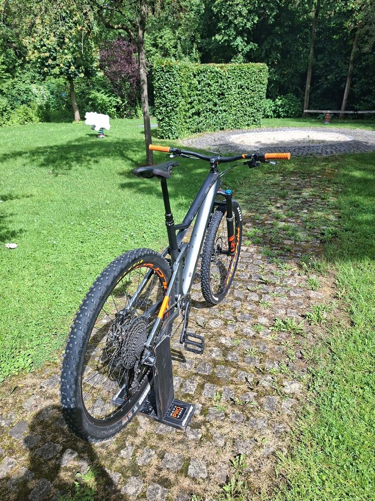 Used CUBE STEREO 120 HPC TM 29 2021 2021 Mountainbike, Light Gray, 29 — image 15 of 15