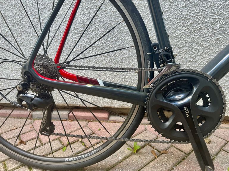 Used Trek Domane SL 5 2018 2018 Road & Gravel, Hellgrau — image 3 of 6