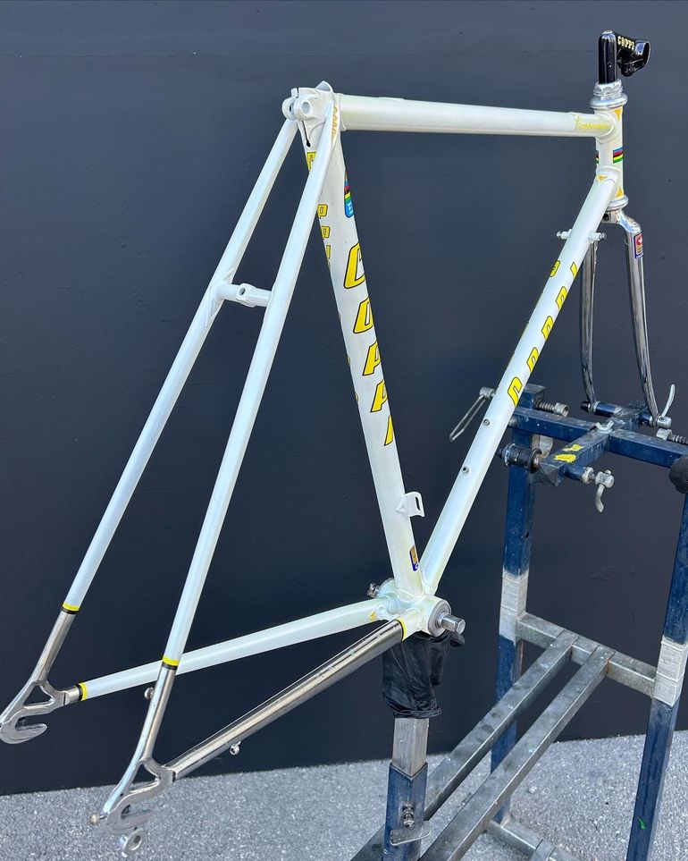 Used Coppi Campionissimo Fiorelli Columbus Frameset 1984 Road & Gravel, White — image 11 of 16