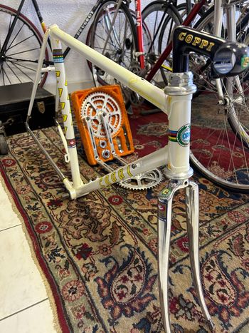 Used Coppi Campionissimo Fiorelli Columbus Frameset 1984 Carretera y gravel