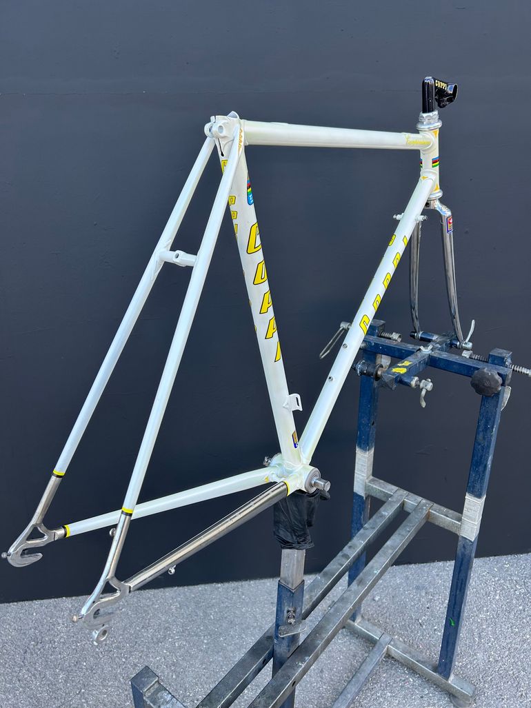 Used Coppi Campionissimo Fiorelli Columbus Frameset 1984 Road & Gravel, White — image 14 of 16
