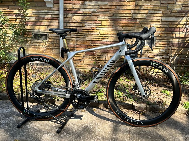 Used Canyon Endurace CF 7 2025 2025 Road & Gravel, Light Gray — image 2 of 3