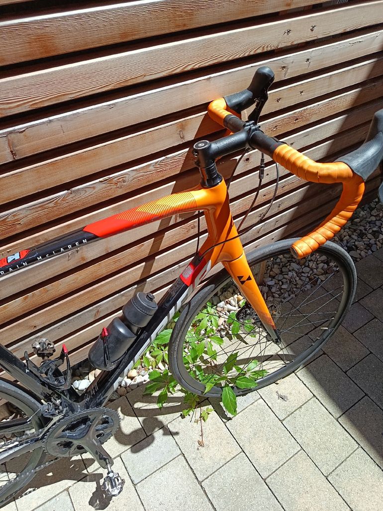 Used Merida Scultura Bahrain McLaren XL Merida Scultura Bahrain McLaren XL Custom Shimano Ultegra 2022 Road & Gravel, Orange — image 9 of 16