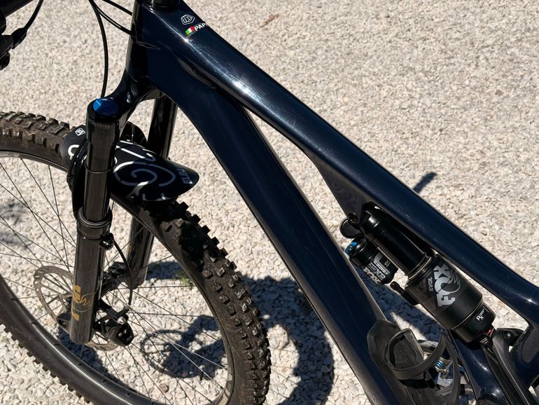 Used Specialized Stumpjumper EVO Expert - SRAM GX AXS, FOX Performance Elite 2024 2024 Mountainbike, Blau, 29, 27.5 — image 10 of 11