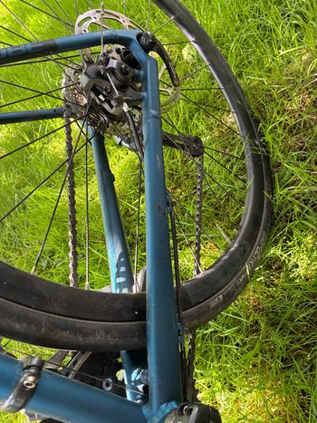Used CUBE ATTAIN 2022 2022 Road & Gravel, Blue — image 9 of 11