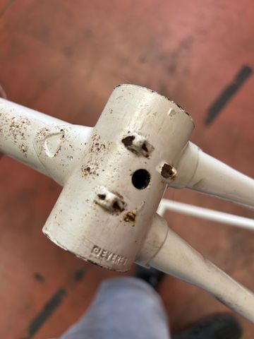 Used Vintage Frullani Columbus SLX Frameset 1986 Road & Gravel, White — image 9 of 9