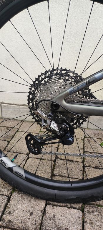 Used Specialized S-Works Epic EVO RS 2023 2023 Mountainbike, Light Gray — image 3 of 6