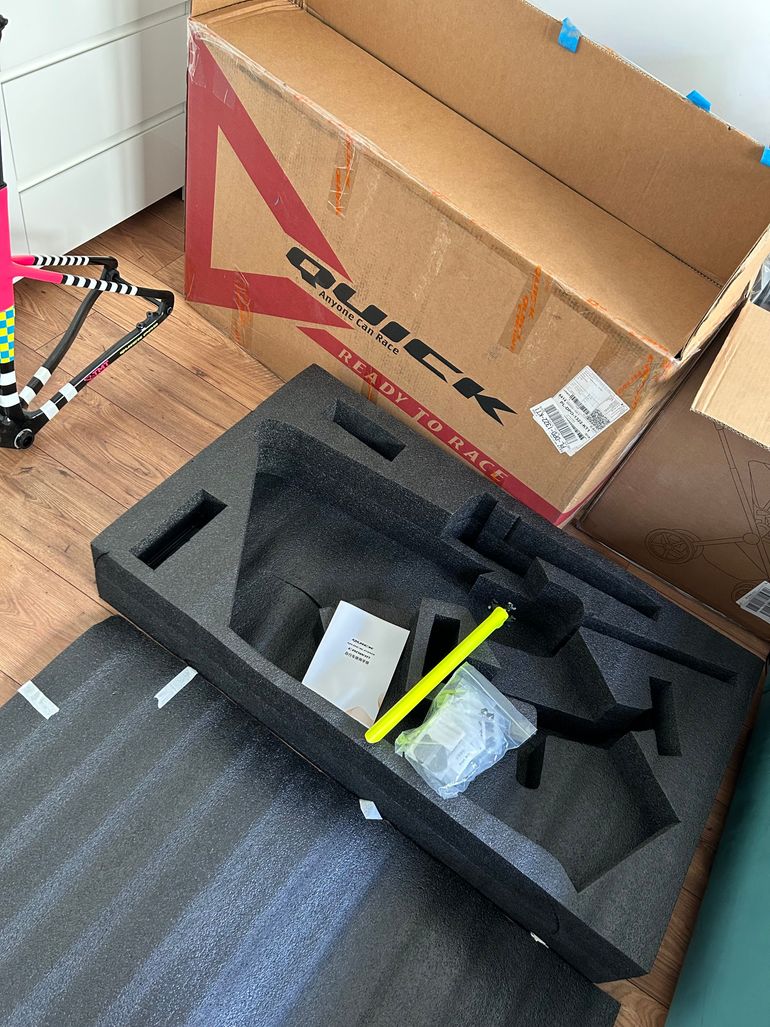 Used Quick Pro AR:One Carbon Road Bike Frameset Frameset 2025 Road & Gravel, Black — image 10 of 10