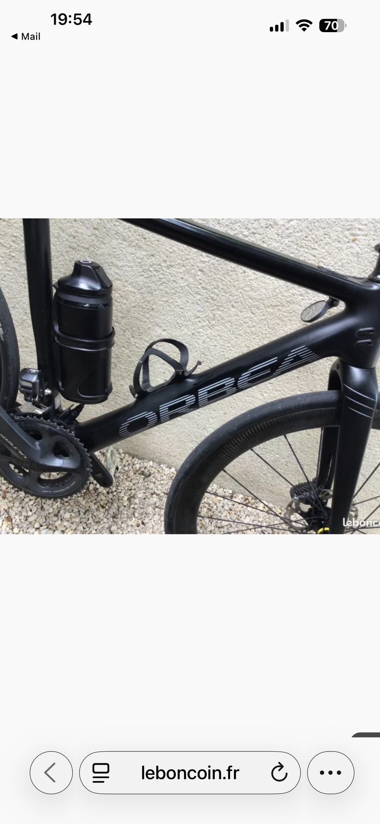 Used Orbea GAIN M20 1X 2021 2021 Road & Gravel, Schwarz — image 5 of 6