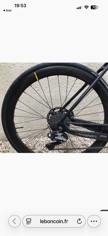 Used Orbea GAIN M20 1X 2021 2021 Road & Gravel, Schwarz — image 3 of 6