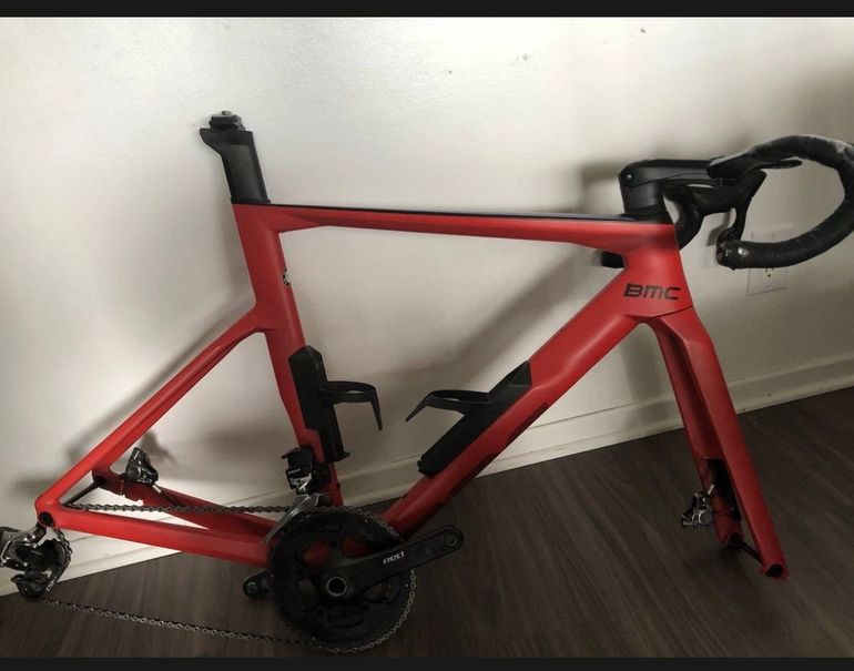Used BMC Timemachine ROAD 01 TWO 2023 Frameset 2023 Road & Gravel, Red — image 1 of 4