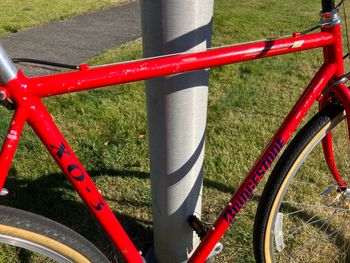 Used Bridgestone XO-3 Frameset 1992 Urban, Red — image 8 of 11