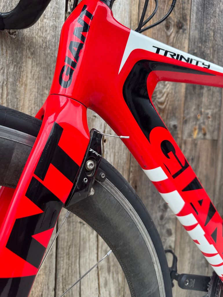 Used Giant Trinity Shimano Dura Ace 2013 Road & Gravel, Red — image 6 of 11
