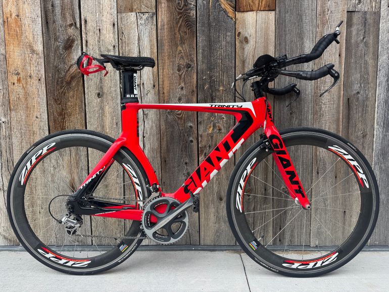 Used Giant Trinity Shimano Dura Ace 2013 Road & Gravel, Red — image 2 of 11