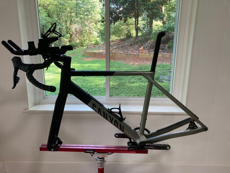 Used Canyon Grail CF SLX 8 AXS 2024 Frameset 2024 Road & Gravel, Light Gray — image 2 of 9
