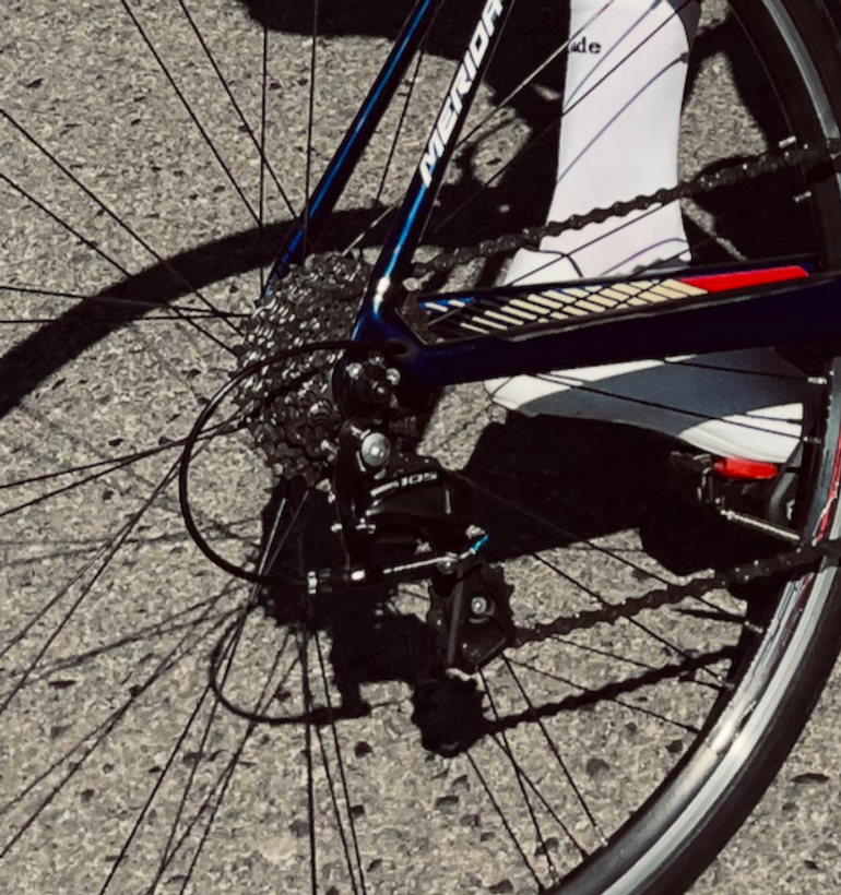Used Merida SCULTURA 4000 - édition Bahrain 2020 Road & Gravel, Blau — image 2 of 4