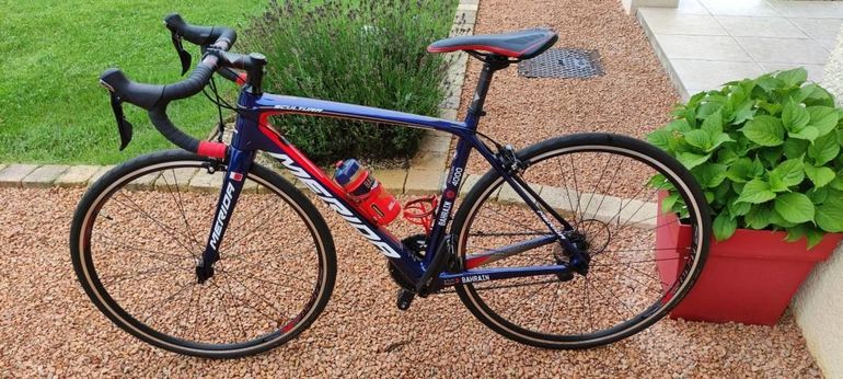 Used Merida SCULTURA 4000 - édition Bahrain 2020 Road & Gravel, Blau — image 1 of 4