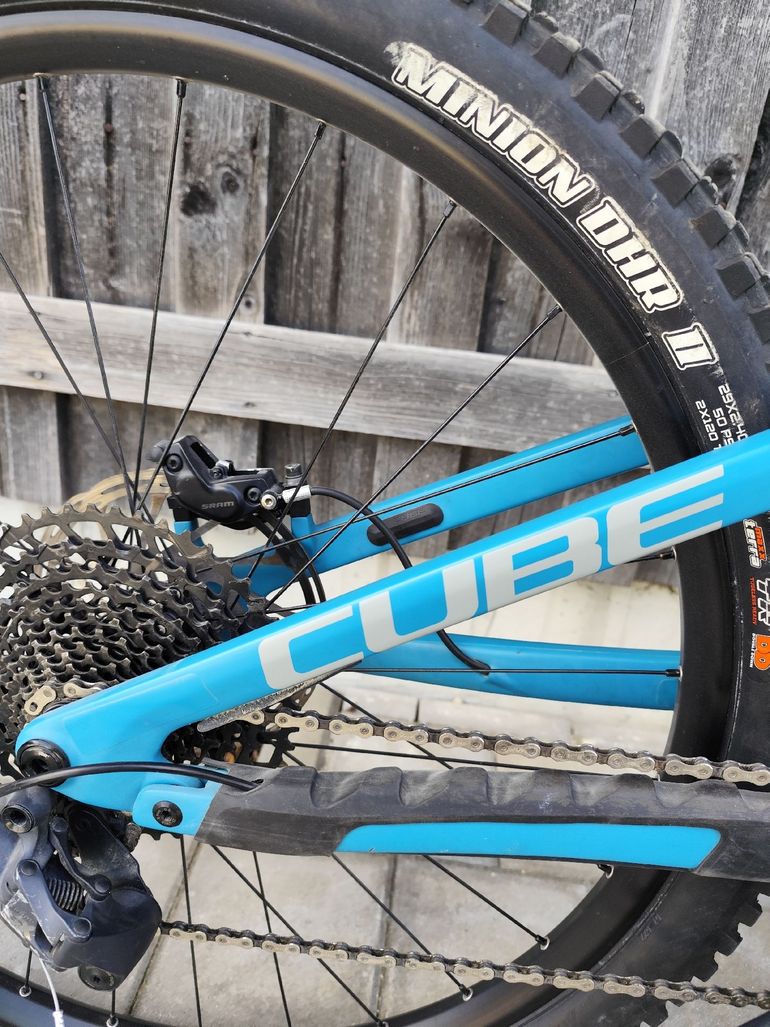 Used CUBE STEREO ONE55 C:62, SLX 29 2024 2024 Mountainbike, Blue — image 9 of 17