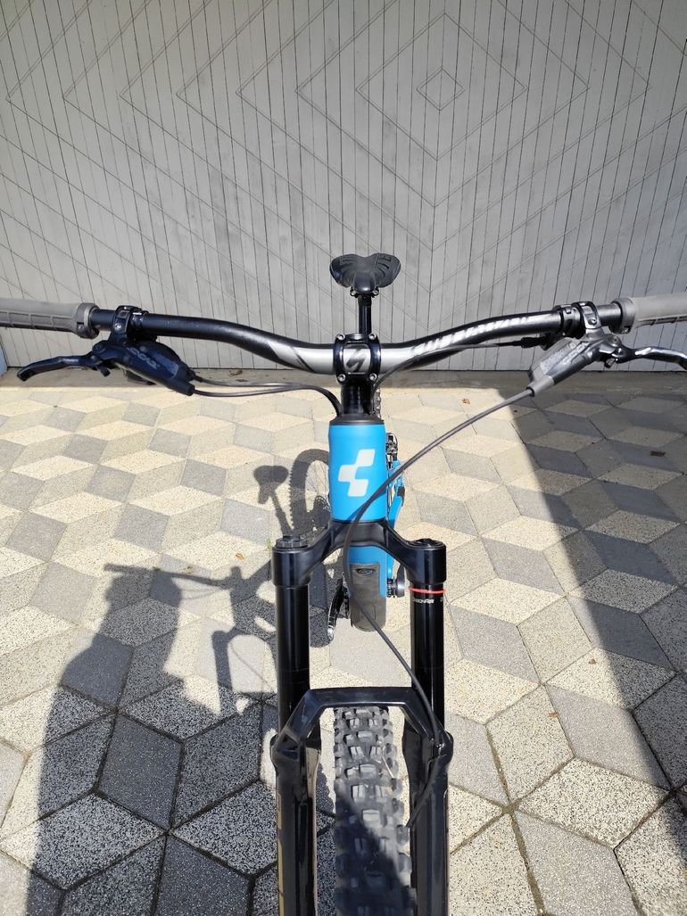 Used CUBE STEREO ONE55 C:62, SLX 29 2024 2024 Mountainbike, Blue — image 4 of 17