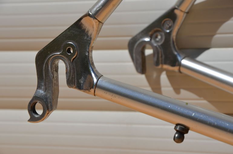 Used Vitus 979 Vintage Vitus 979 Road Bike Frame And Fork, Badged Tinazzi. Frameset 1980 Road & Gravel, Light Gray — image 10 of 32