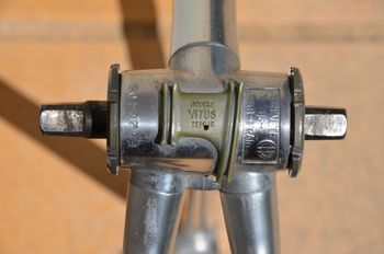 Used Vitus 979 Vintage Vitus 979 Road Bike Frame And Fork, Badged Tinazzi. Frameset 1980 Road & Gravel, Light Gray — image 32 of 32