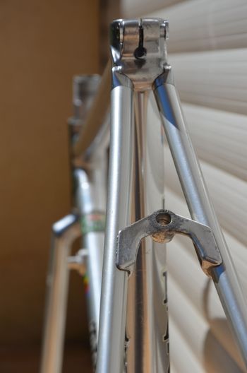 Used Vitus 979 Vintage Vitus 979 Road Bike Frame And Fork, Badged Tinazzi. Frameset 1980 Road & Gravel, Light Gray — image 30 of 32