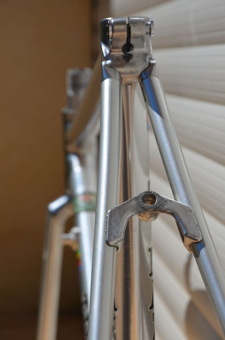 Used Vitus 979 Vintage Vitus 979 Road Bike Frame And Fork, Badged Tinazzi. Frameset 1980 Road & Gravel, Light Gray — image 30 of 32