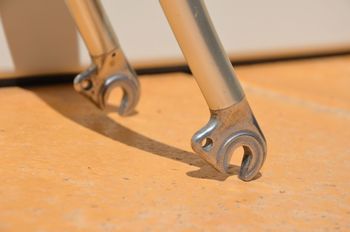 Used Vitus 979 Vintage Vitus 979 Road Bike Frame And Fork, Badged Tinazzi. Frameset 1980 Road & Gravel, Light Gray — image 12 of 32