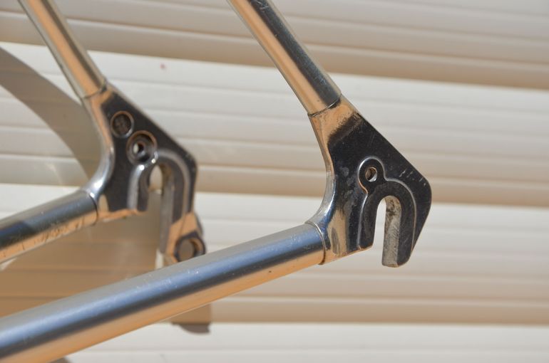Used Vitus 979 Vintage Vitus 979 Road Bike Frame And Fork, Badged Tinazzi. Frameset 1980 Road & Gravel, Light Gray — image 27 of 32