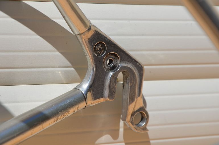 Used Vitus 979 Vintage Vitus 979 Road Bike Frame And Fork, Badged Tinazzi. Frameset 1980 Road & Gravel, Light Gray — image 28 of 32