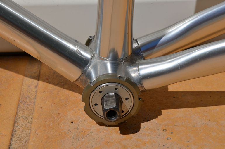Used Vitus 979 Vintage Vitus 979 Road Bike Frame And Fork, Badged Tinazzi. Frameset 1980 Road & Gravel, Light Gray — image 24 of 32