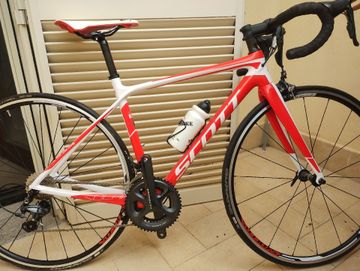 Scott Solace Shimano Ultegra 2017 Road & Gravel usato, Rosso — immagine 2 di 3