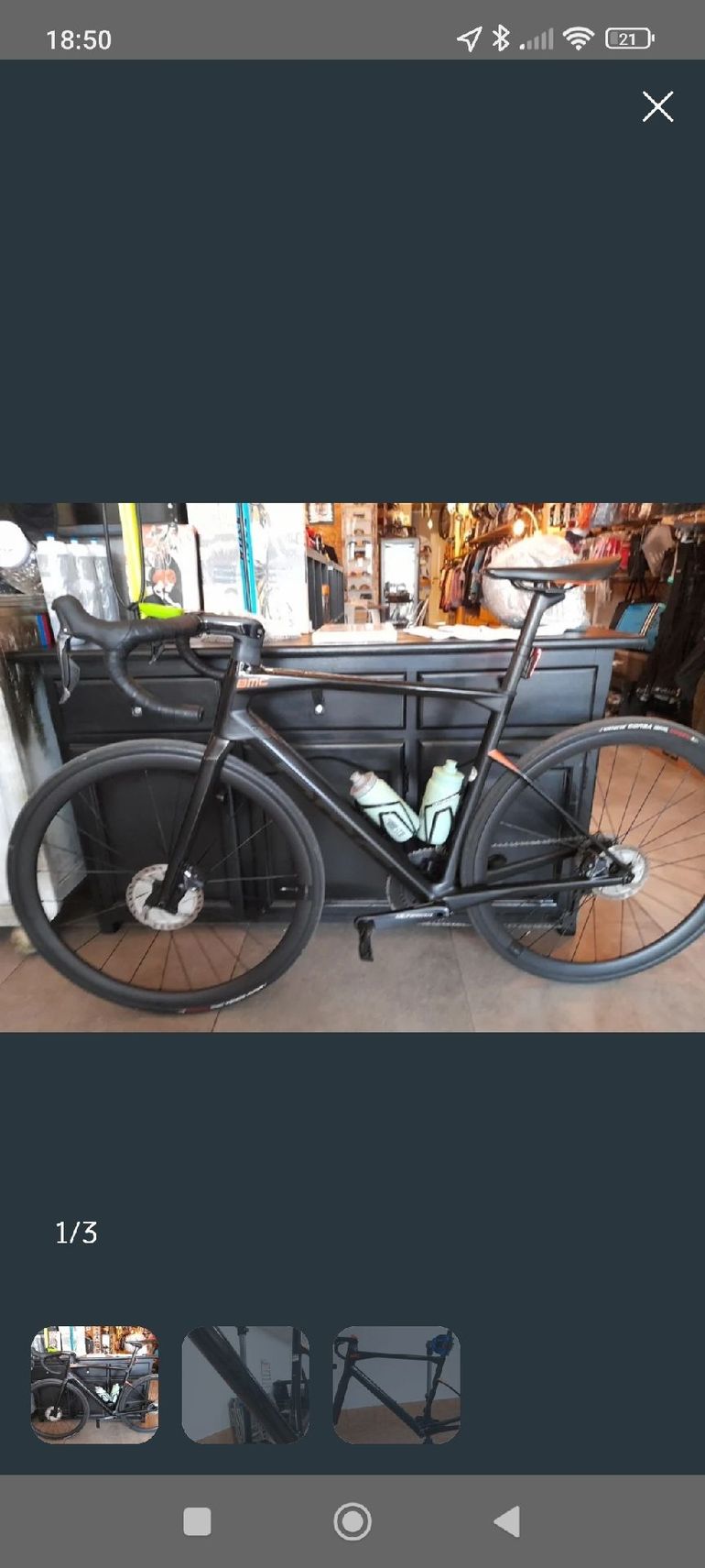Used BMC Roadmachine 01 MOD P2P 2022 Frameset 2022 Road & Gravel, Black — image 2 of 3