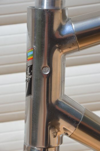 Used Peugeot Vintage Vitus 979 Road Bike Frame And Fork, Peugeot Badged. Frameset 1985 Road & Gravel, Light Gray — image 23 of 29