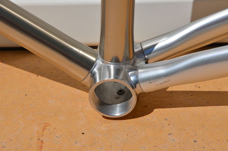 Used Peugeot Vintage Vitus 979 Road Bike Frame And Fork, Peugeot Badged. Frameset 1985 Road & Gravel, Light Gray — image 21 of 29
