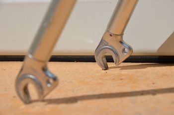 Used Peugeot Vintage Vitus 979 Road Bike Frame And Fork, Peugeot Badged. Frameset 1985 Road & Gravel, Light Gray — image 25 of 29