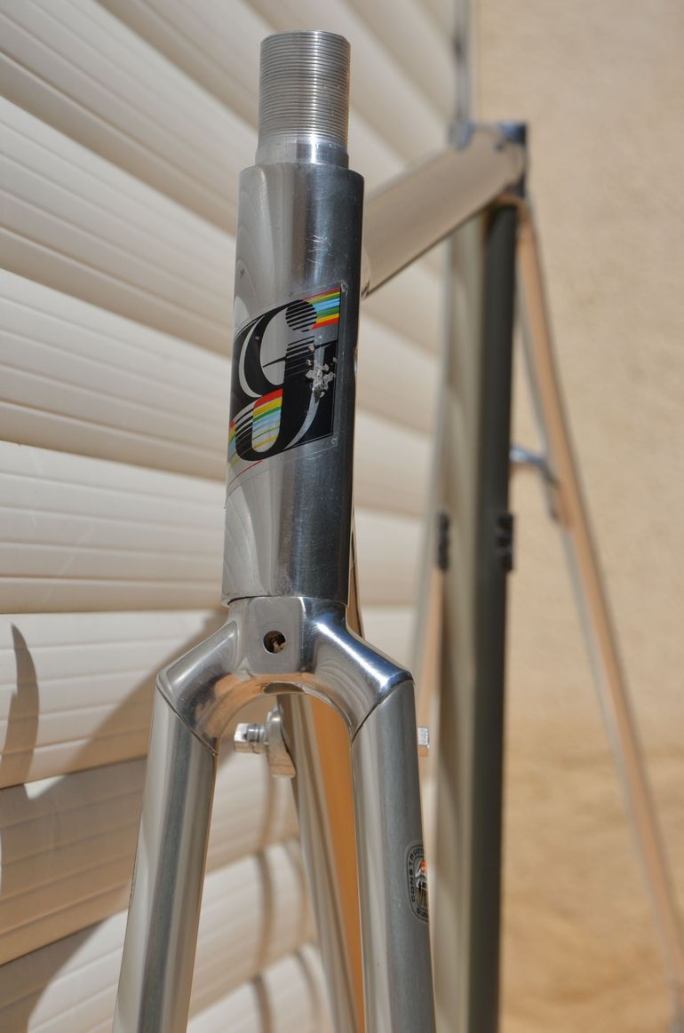 Used Peugeot Vintage Vitus 979 Road Bike Frame And Fork, Peugeot Badged. Frameset 1985 Road & Gravel, Light Gray — image 19 of 29