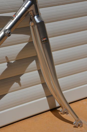 Used Peugeot Vintage Vitus 979 Road Bike Frame And Fork, Peugeot Badged. Frameset 1985 Road & Gravel, Light Gray — image 9 of 29
