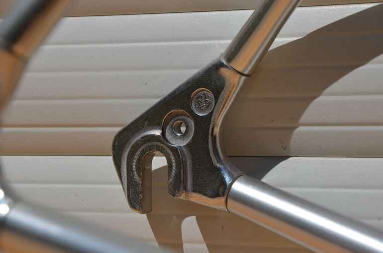 Used Peugeot Vintage Vitus 979 Road Bike Frame And Fork, Peugeot Badged. Frameset 1985 Road & Gravel, Light Gray — image 12 of 29